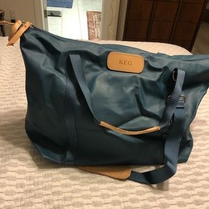 Jon Hart Daytripper, French Blue Coated Canvas.